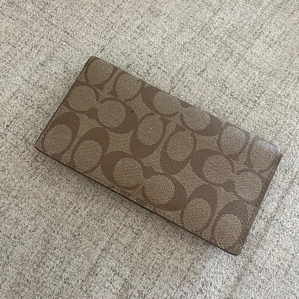 Coach Check Book holder
